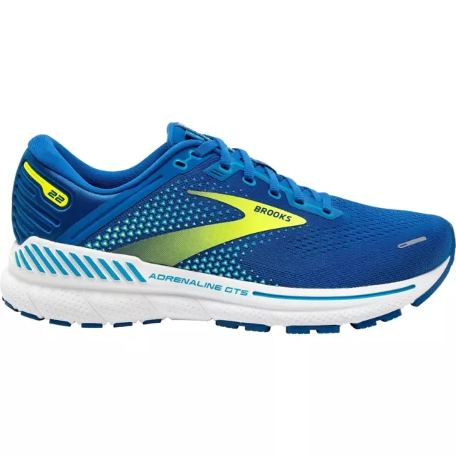 Brooks Adrenaline GTS 22 Herren Laufschuhe Support Run Turnschuhe UK 8 US 9 BLAU