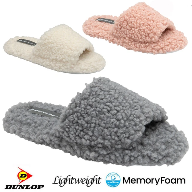 DUNLOP PREMIER COLLECTION ladies slip on slippers with 10.00