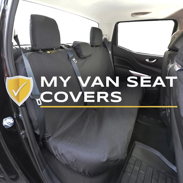 Ensemble Housses Tissu Respirant Housses Siège Auto Nissan Navara 2017-2022 THOMIX - Noir, Imperméables Et Respirantes Housses Siège Nissan Navara