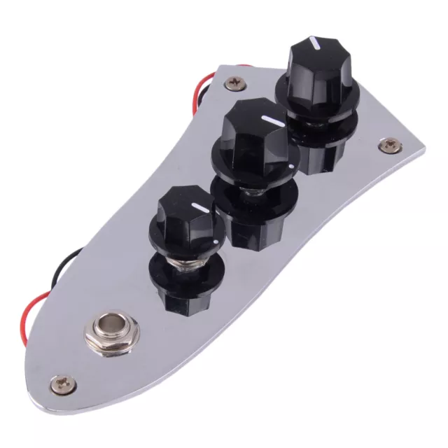 Loaded Switch Control Plate Prewired Fit for Fender Jazz Bass Guitars Spare Lou