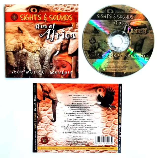 Sights & Sounds Out Of Africa Your Musical Souvenir Music Compact Disc (L26) CD