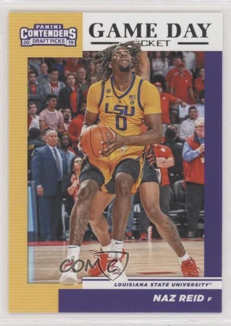 2019-20 Panini Contenders Draft Picks Game Day Tickets Naz Reid #24 Rookie RC