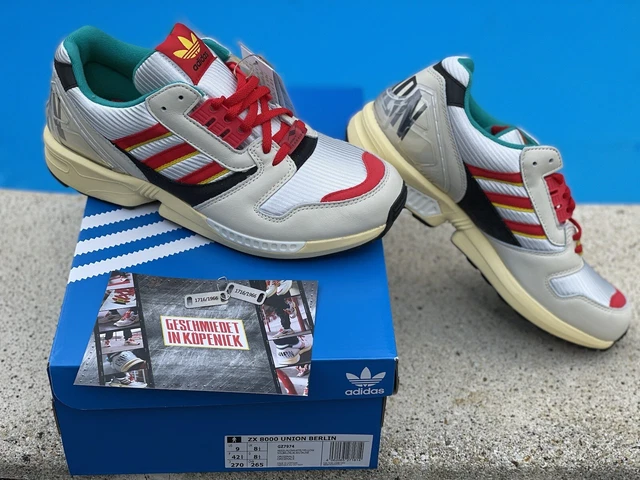Adidas ZX 8000 UNION BERLIN Limited Edition No. 1716/1966, EUR 42 2/3 2
