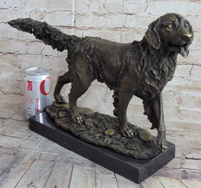 Labrador Retriever Hunting Search amp; Rescue Dog Bronze Marble Sculpture Figure 2