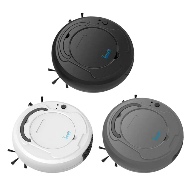 Robot Aspirateur Intelligent 3 En 1 Sans Fil - Balaye, Aspire, Lave Les Sols, Recharge USB
