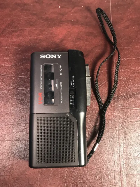 Sony M 727 VOR Microcassette Recorder