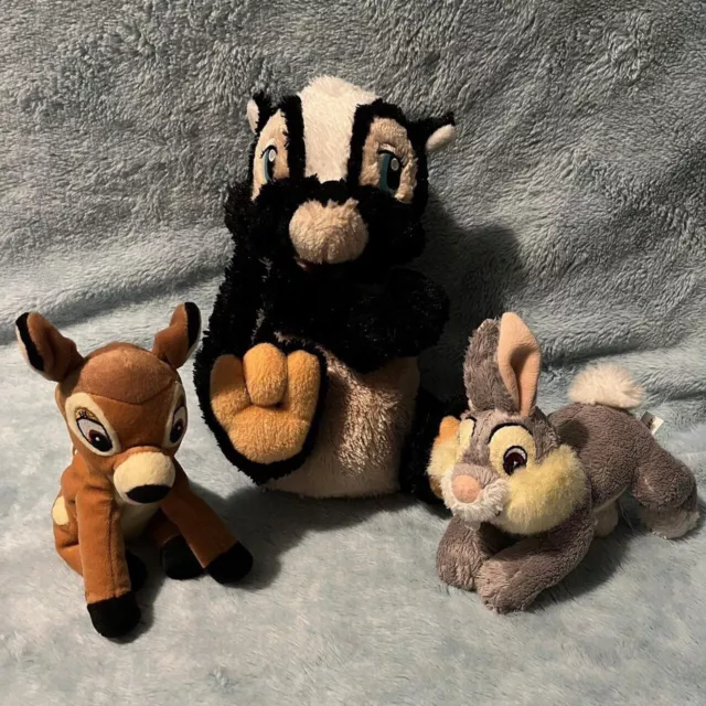 Disney Store Bambi Plush Toy Bundle