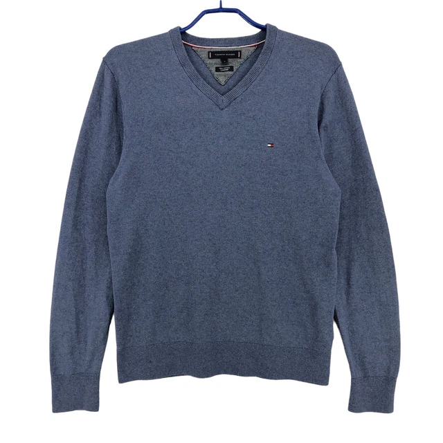 Pull En Cachemire À Col En V Pour Homme TOMMY HILFIGER Taille M - GK