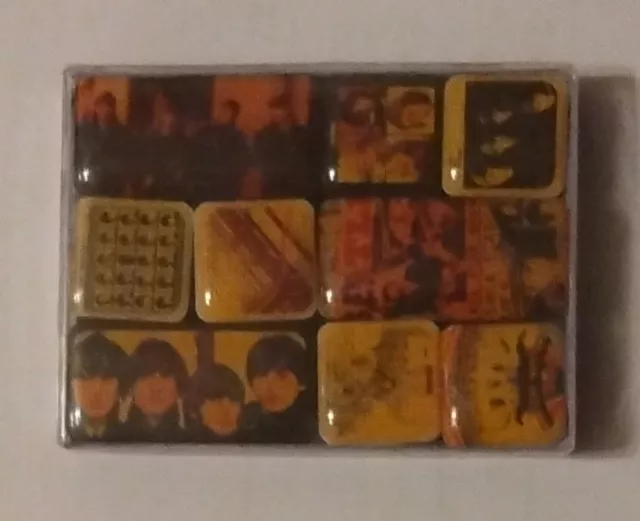 The Beatles Magnet Set 9 Magnets Half Moon Bay MGSBT6 New Sealed 2007