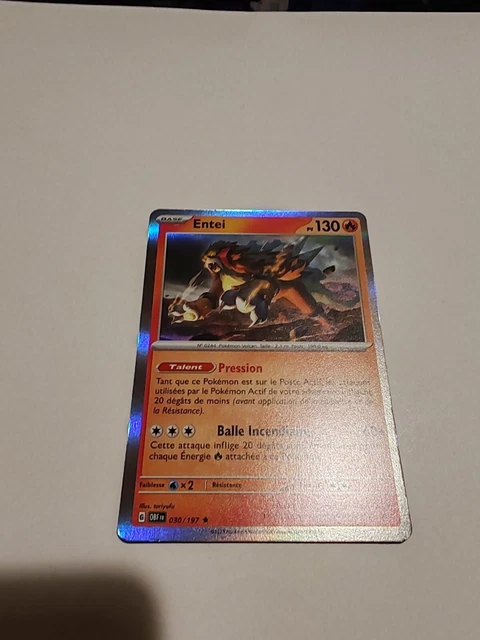 Entei - Flammes Obsidiennes - EV03 - Cartes Pokémon Entei - Flammes Obsidiennes - EV03 - Cartes Pokémon