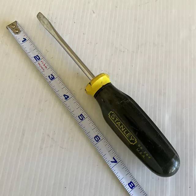 Stanley Workmaster 66-264 Flat Head Slotted Screwdriver Made in USA