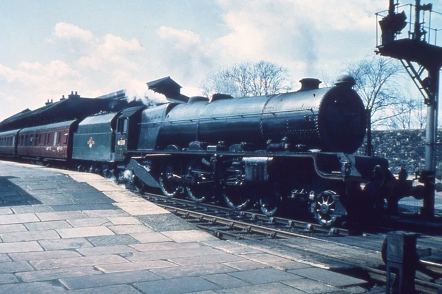 35MM RAILWAY SLIDE: COLOUR-RAIL: BRM 791: CLASS 8P: 46210 LADY PATRICIA ...
