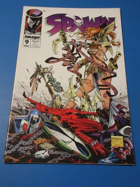 Spawn #9 1st Angela Key McFarlane VF Beauty wow