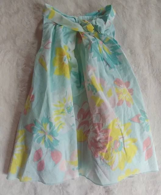 Carters baby girl floral print sleeveless dress  6 months infant outfit