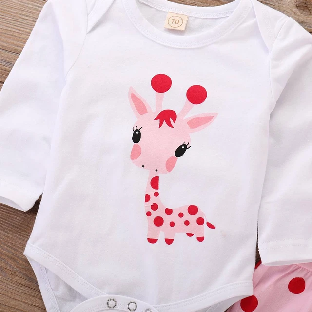 T-shirt 3 pz vestiti neonata bambina a pois top + pantaloni + set abiti cappello 3