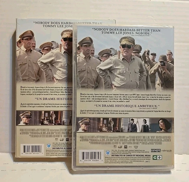 EMPEROR (DVD, 2013, Canadian) Matthew Fox Tommy Lee Jones Slipcover New ...