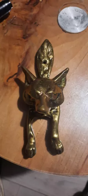 Brass Fox Door Knocker