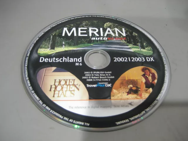 Navi CD Autoradio Blaupunkt DX  Merian CD für z.B. Travel Pilot CD (402) 02/2003