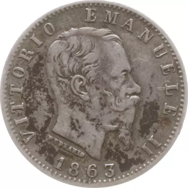 Kgr. Italien, Vittorio Emanuele II., 20 Centesimi 1863 M