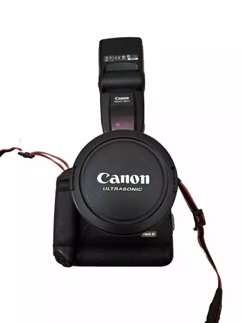 Canon EOS-1 Ds Mark III Schwarz mit Leder in sehr gutem Zustand