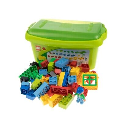 Duplo 1x Lego Duplo Set Brique Et Jeu Éducatif de Triage Boîte Avec Pièces 5449 Jaune 