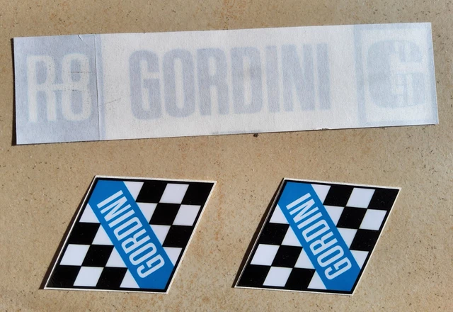 2 X STICKERS RENAULT 12 GORDINI - Ref : RB107 main image 0