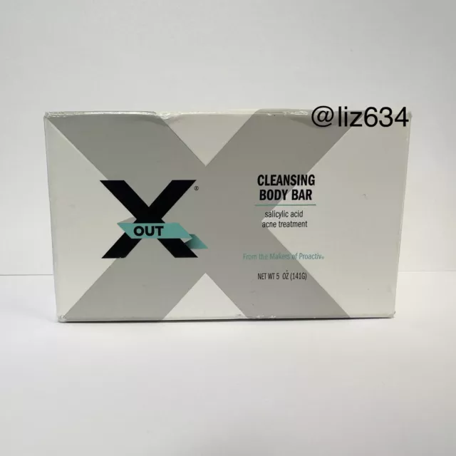 X Out Proactiv Cleansing Body Bar Salicylic Acid Acne Treatment READ
