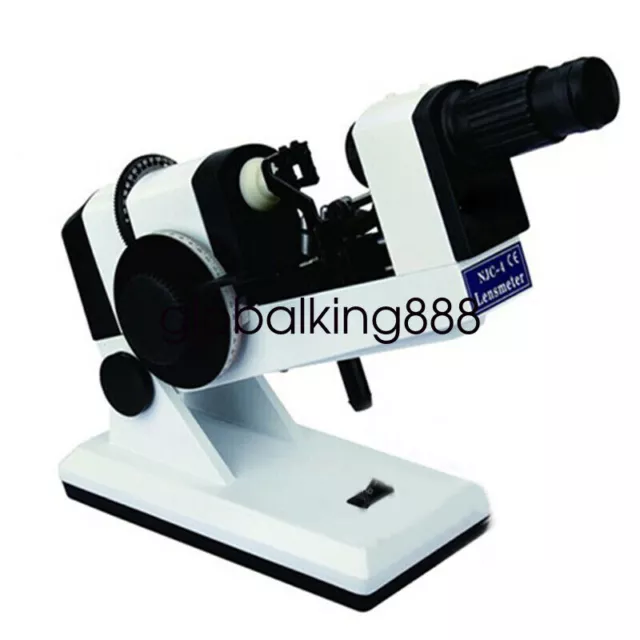 PRO Lab Optical Lensmeter Manual Lensometer Lens Tester Prism Unit With Adapter 2