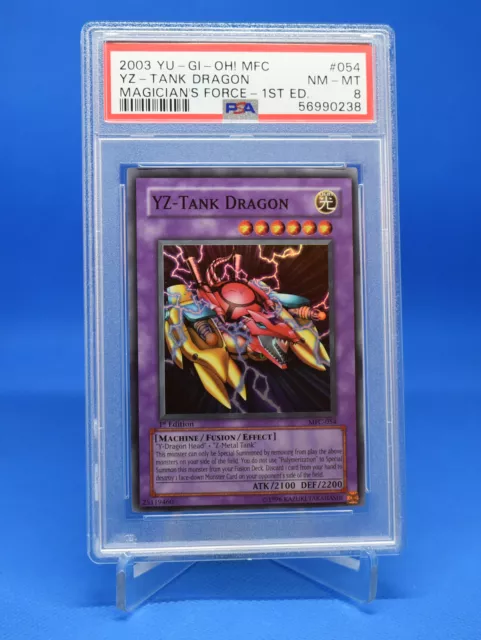 Yu-Gi-Oh! YZ-Tank Dragon [MFC-054] Super Rare 1st Ed PSA 8