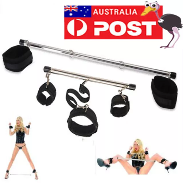 Bondage Slave Spreader Bar Handcuffs Ankle Cuffs Restraints Set For Couples BDSM