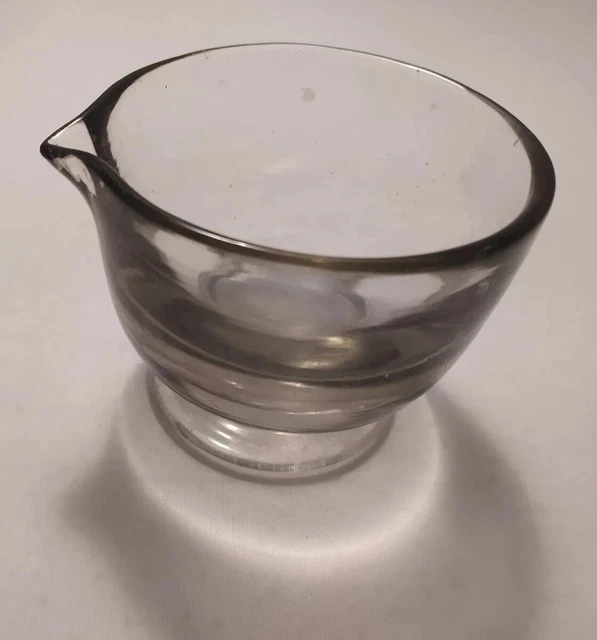 mortaio da laboratorio in vetro primi 900 diam. 10 cm alt 9 cm