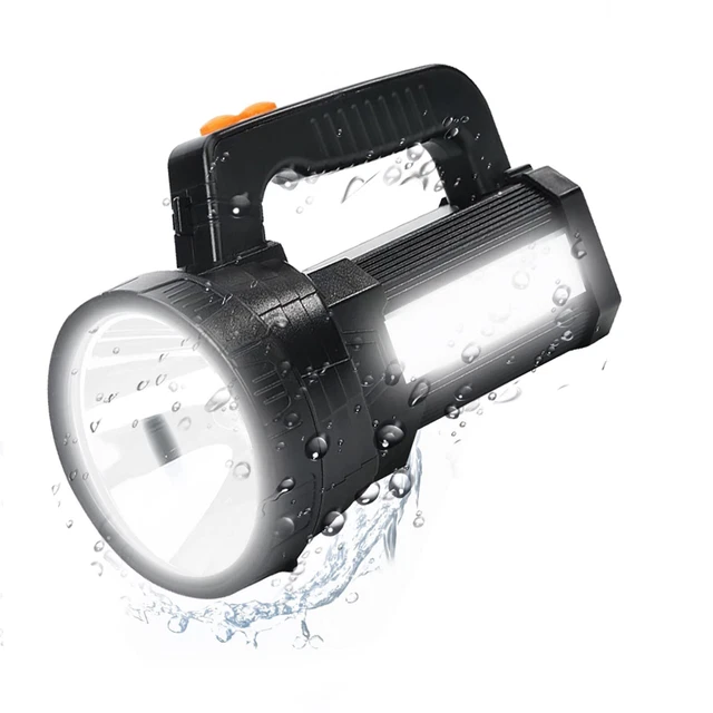Lampe Torche LED Ultra Puissante, 500000 Lumens Lampe De Poche Rechargeable Lampe Torche Puissante Torches 5000mah Ip65 Etanche Zoombar Pour Camping Urgence Randonnee 85627315