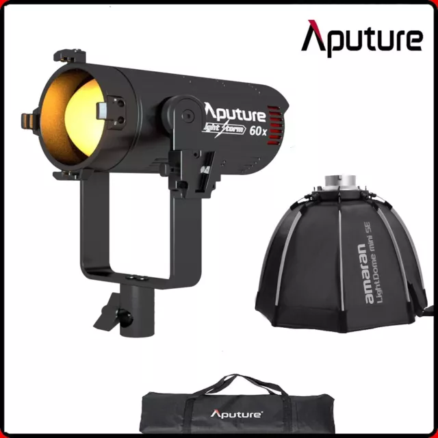 Aputure Light Storm LS 60x Bi-Color LED Light + Light Dome mini SE Softbox