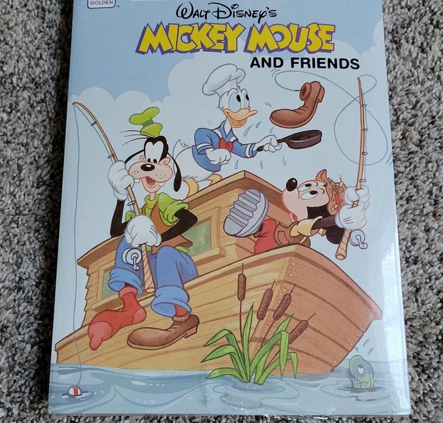 VINTAGE GOLDEN GIANT Coloring Book Mickey Mouse And Friends ??21.14