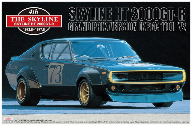 Maquette Aoshima 1/24 – Nissan Skyline HT 2000 Turbo GT-E (AOS05)