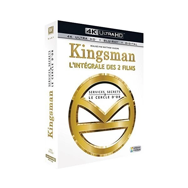 Blu-ray - Kingsman : Services secrets + Kingsman 2 : Le Cercle d'Or [4K Ultra HD