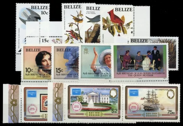 1985, Belize, 784-89 u.a., ** - 1749661