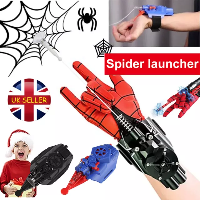 Spider-Man Glove Web Shooter Dart Blaster Launcher Toys Spiderman Costume Kids