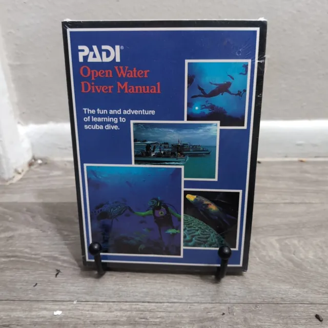 Padi Open Water Diver Manual 1988 Scuba Snorkeling Book New Sealed