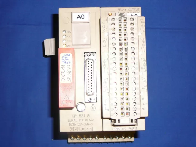 Siemens Simatic S5 6ES5 521 - 8MA22 451 8MR12 E stand 03 non testé