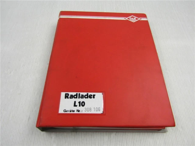 O&K G8 GRADER Operating Instructions Maintenance Spare Parts List