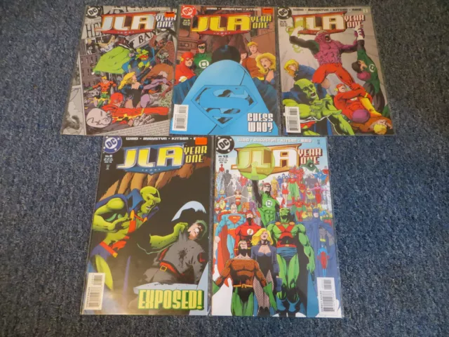 JLA Year One, 5 Comics zum Sparpreis, DC-Verlag, Englisch !!!