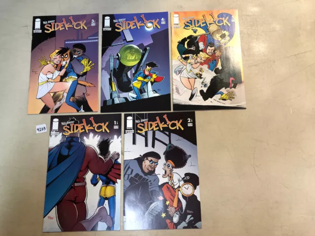 Sidekick (2006) #1 2 3 4 5 1-5 (VF/NM) Complete Set Chris Moreno art Image