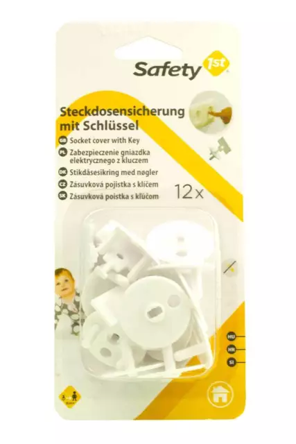 Safety 1st Kinder Zimmer  Sicherung Steckdosensicherung Strom Schutz Finger