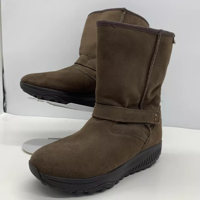 Skechers Shape Ups Boots Womens 8.5 Leather Pull On Winter Toning Shoes Walking Skechers Shape Ups Boots Womens 8.5 Leather Pull On Winter Toning Shoes Walking