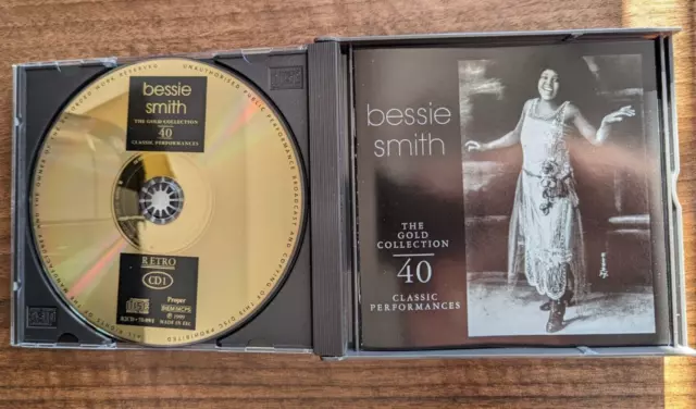 Bessie Smith The Gold Collection 2 CD Fatbox 40 Tracks 1999 Neuwertig