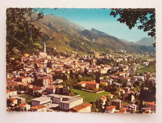 Cartolina Clusone ( Bergamo ) - Panorama 1970