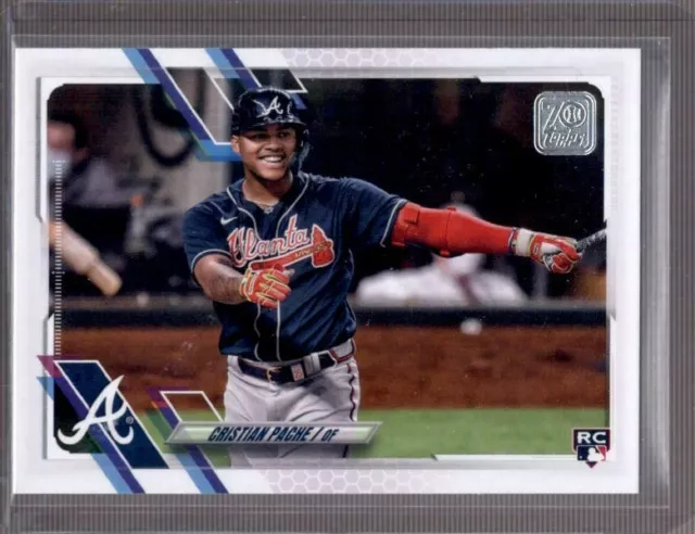 CRISTIAN PACHE 2021 Topps Series 1 #187 Complete Set Photo Image Variation RC