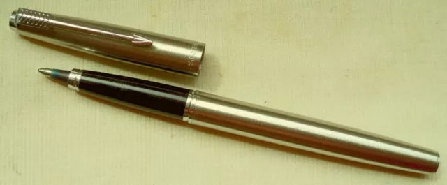 PARKER " 45 FLIGHTER  " BALLPEN mit STECKKAPPE in CHROM;