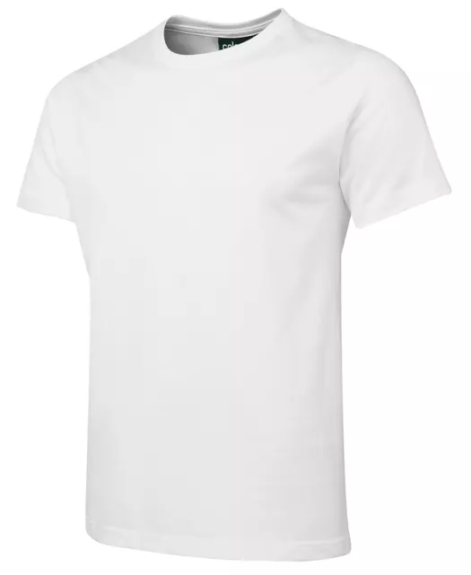 Premium Mens Fitted Plain T Shirt Casual Tee Basic Slim Fit Skinny (UPF 50+)